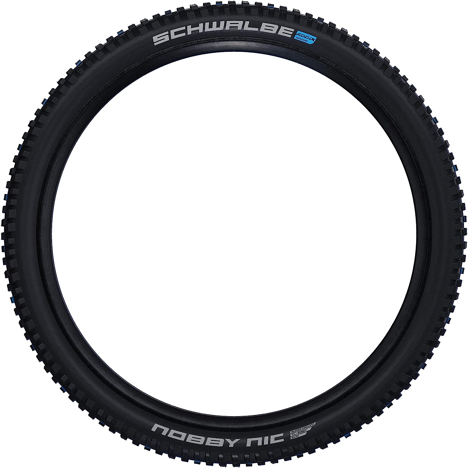 Schwalbe Nobby Nic Evo SuperGround TLE 27.5x2.40 Tan cycle bike tyre