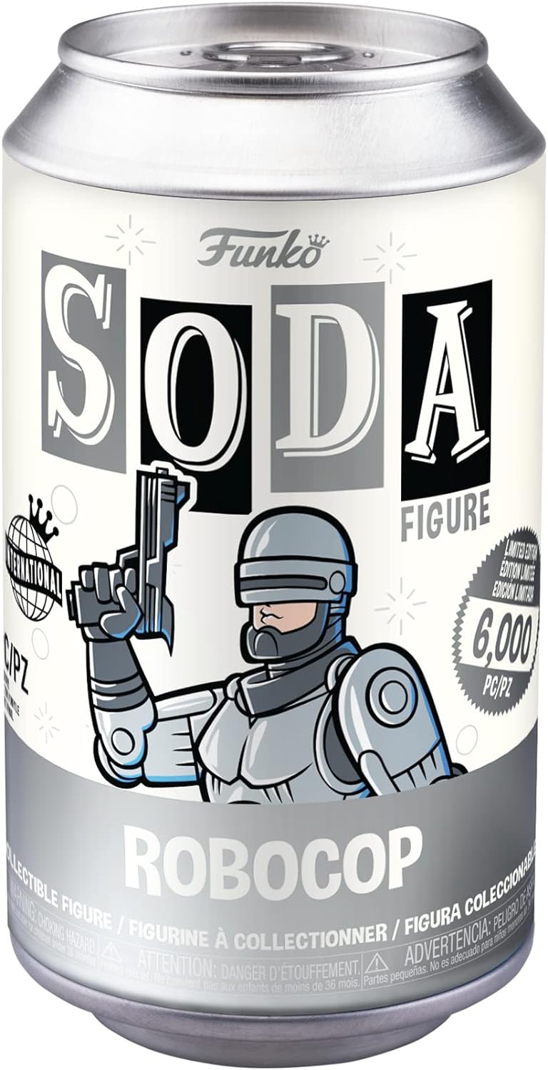 Funko Vinyl SODA: Robocop - Robocop w/chase, Collectible Action Vinyl Figure - 61664