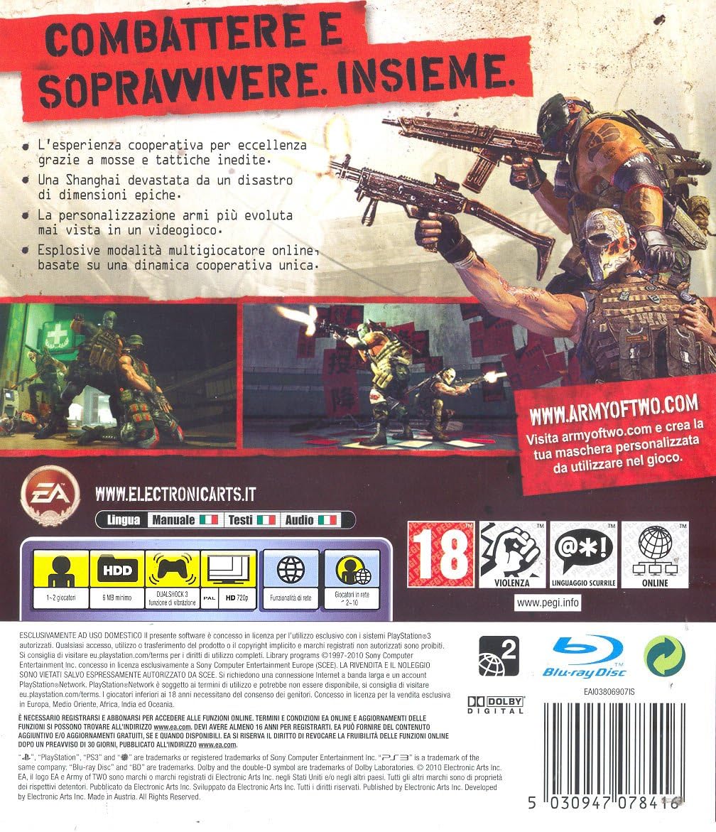 Army of Two:Il 40° Giorno PlayStation 3