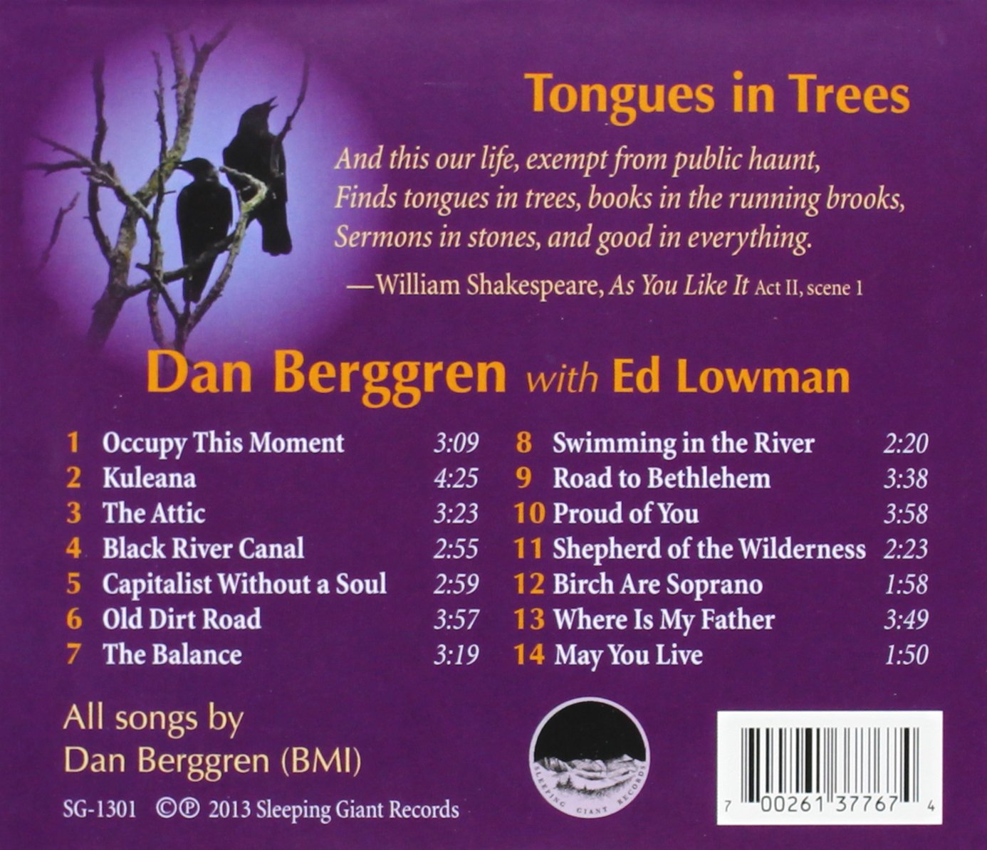 Tongues in Trees