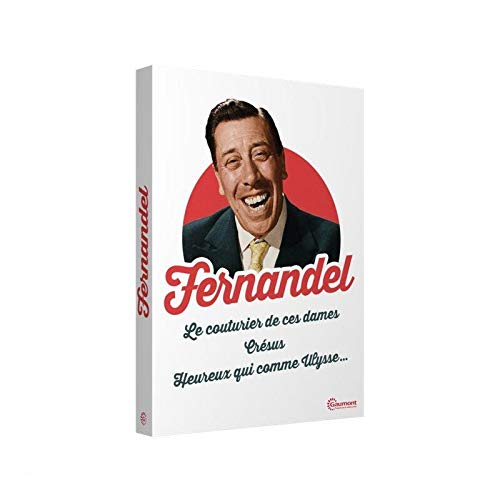 Fernandel - 3 films : le couturier de ces dames + crésus + heureux qui comme ulysse