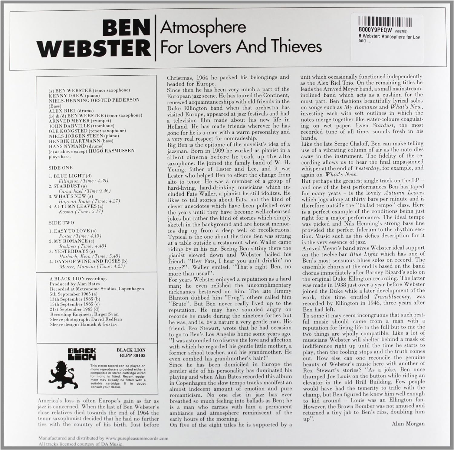 Atmosphere For Lovers & Thieves