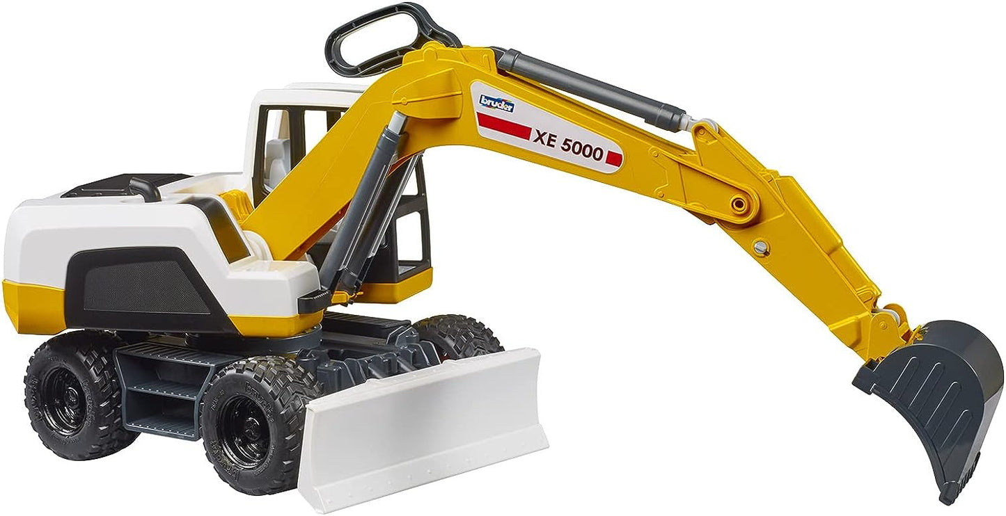 Bruder: 3413 - Bruder Escavatore Su Ruote