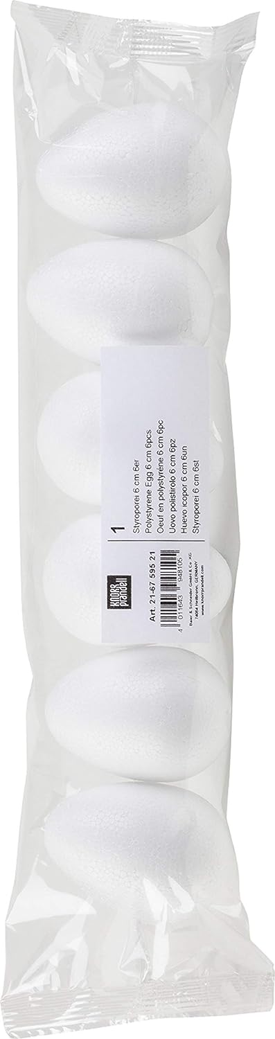 Knorr Prandell Styroporei, H: 60 mm, White