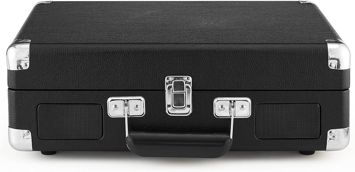 Crosley Cruiser Deluxe - Black - 2 Way Bluetooth!