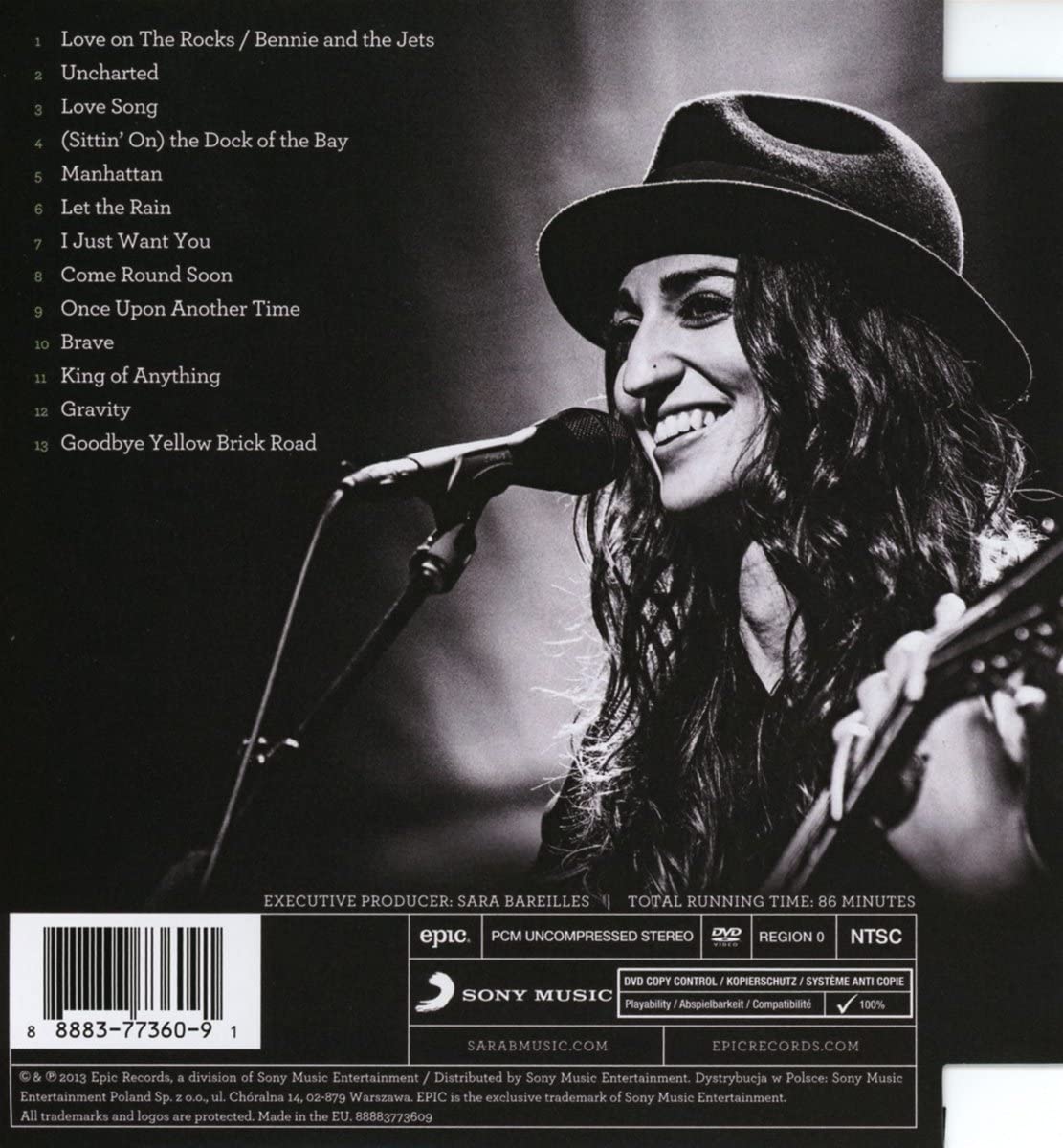 BAREILLES, SARA-BRAVE ENOUGH - LIVE AT THE VARIETY PLAYHOUSE (W/DVD)