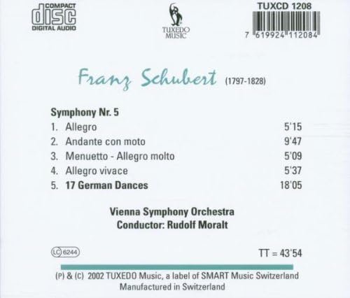Schubert - Symphony No 5