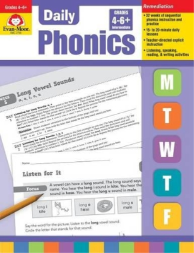 Daily Phonics, Grade 4 - 6 + Teacher Edition