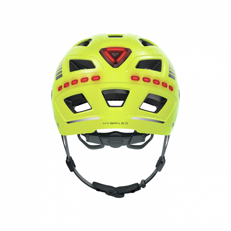 Abus Helmet Hyban 2.0-Led Sgnl Yellow M 52-58