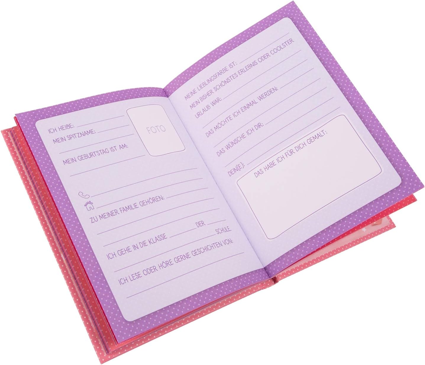 goldbuch Freundebuch Ballerina ca. DIN A5 liniert,