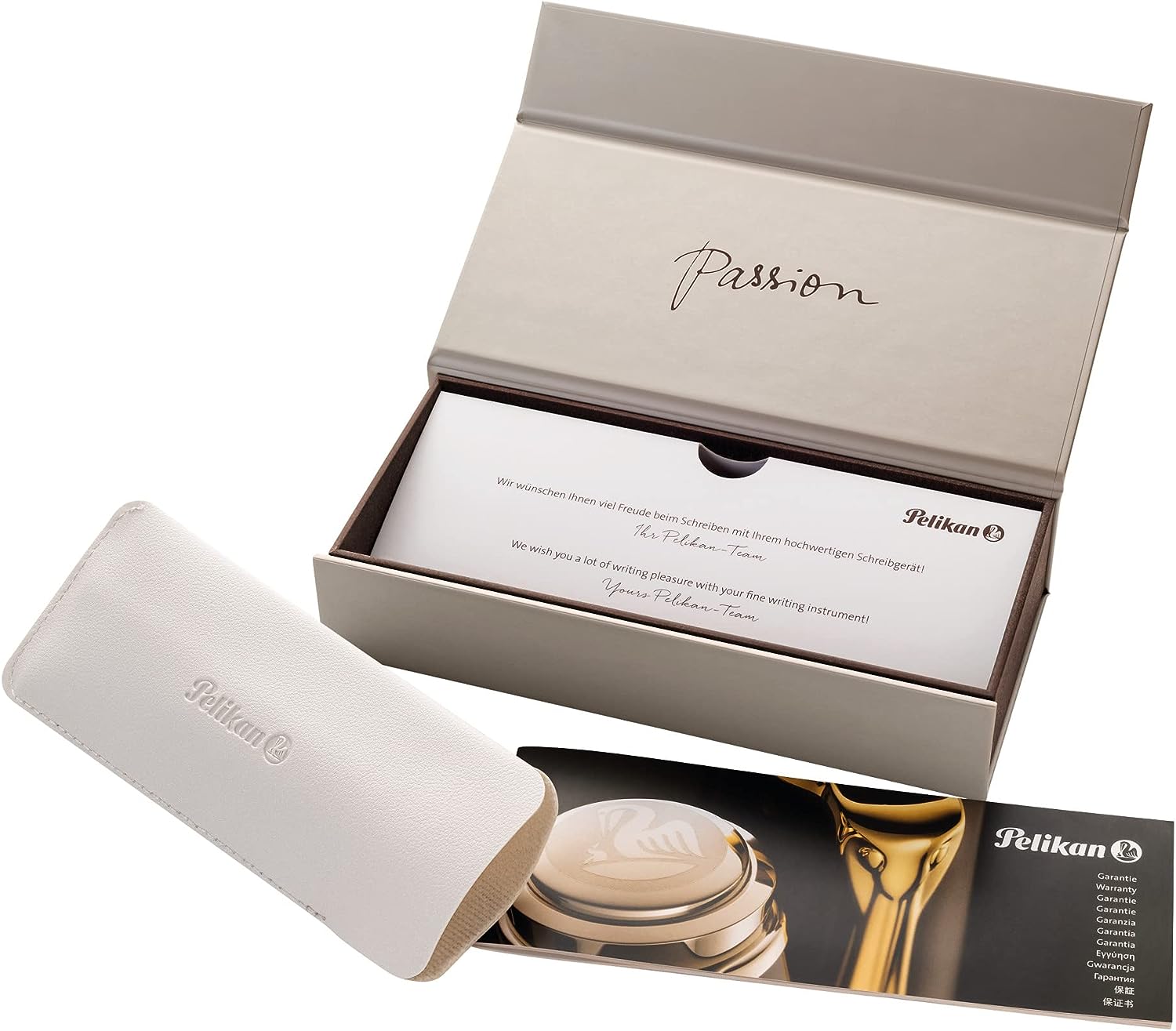 Pelikan Elegance Souverain M205 Deluxe Fountain Pen Fine Nib Colour Pointe White