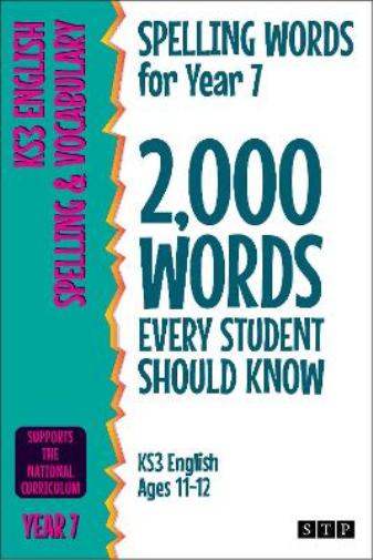 Spelling Words for Year 7
