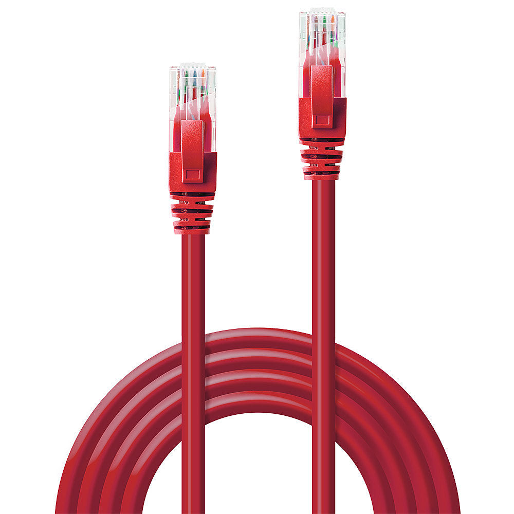 Lindy 20m Cat.6 U/UTP Cable, Red