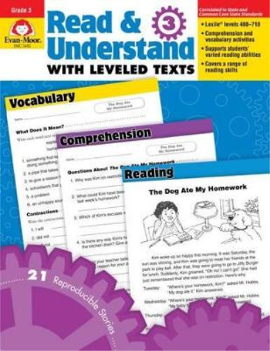 Read and Understand with Leveled Texts, Grade 3 Teacher Resource