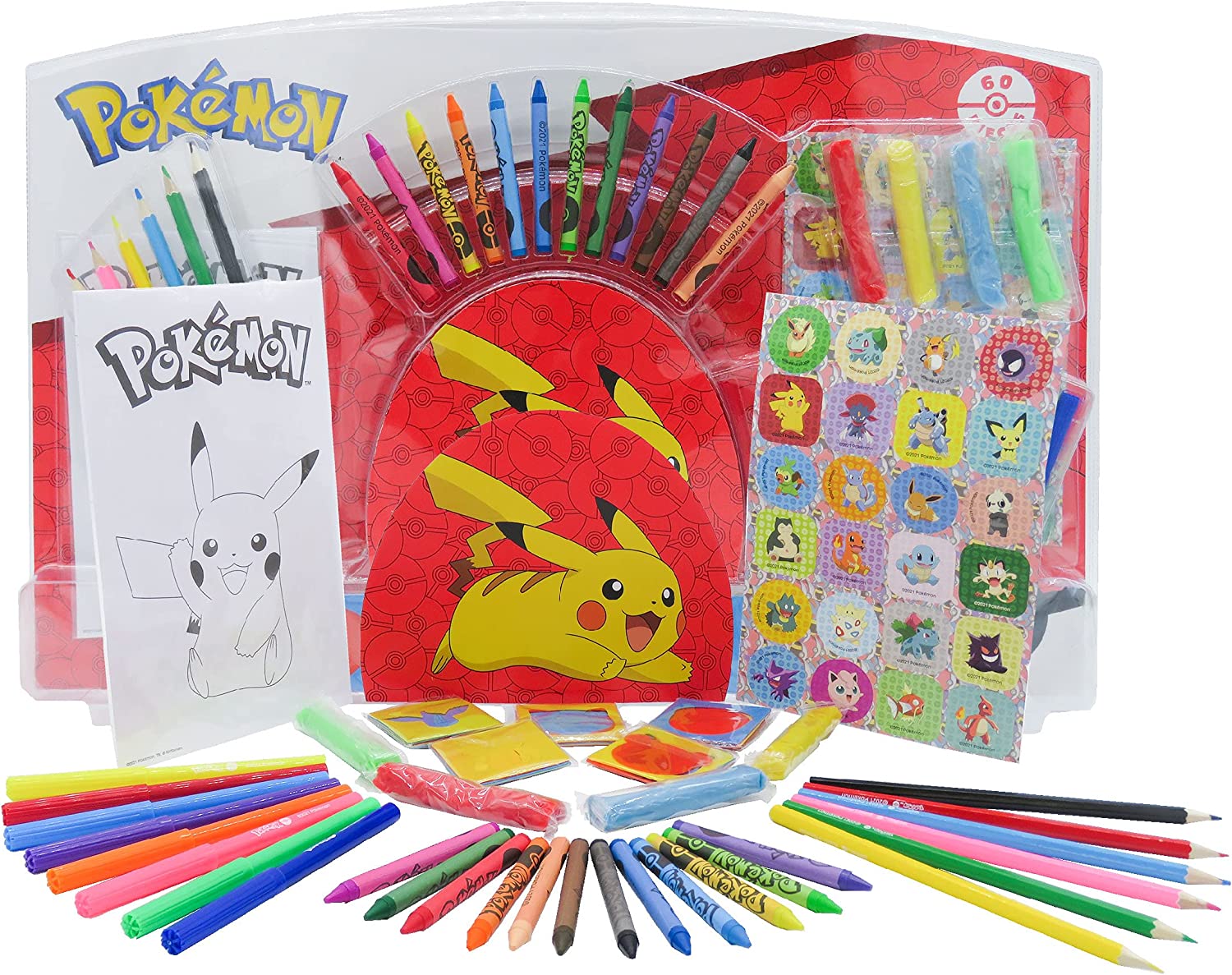 Pokemon Kunstset 60-teilig Pokemon