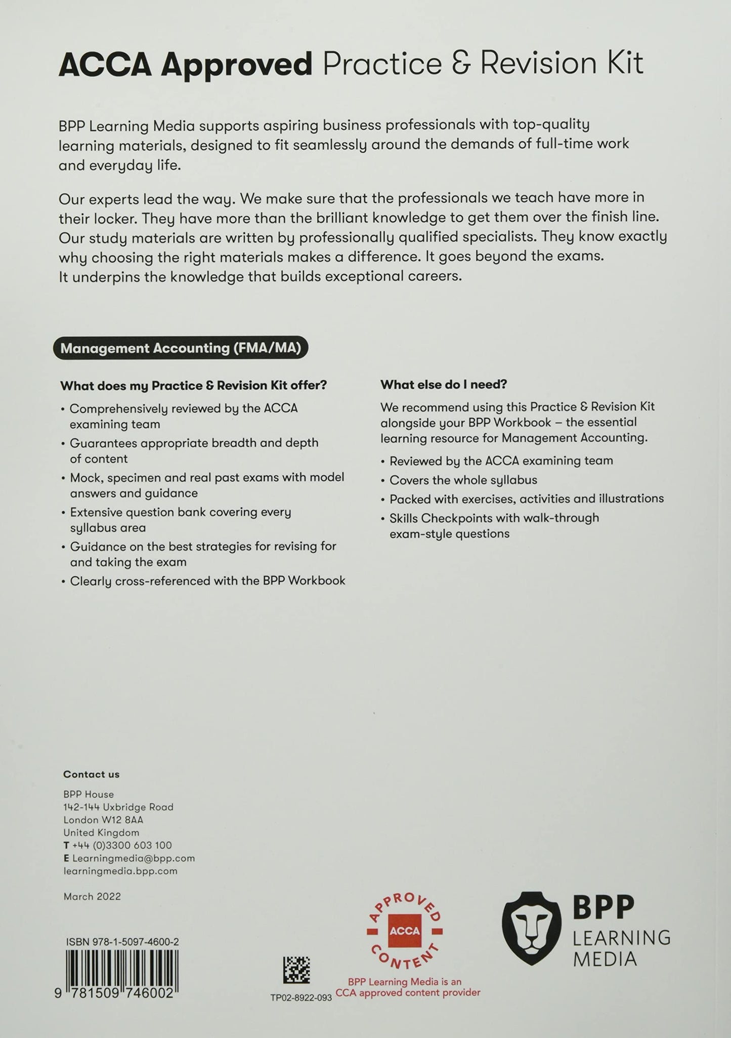 Fia Foundations In Management Accounting