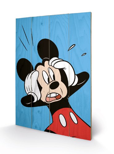 DISNEY - Printing on wood 40X59 - Mickey Mouse Sho
