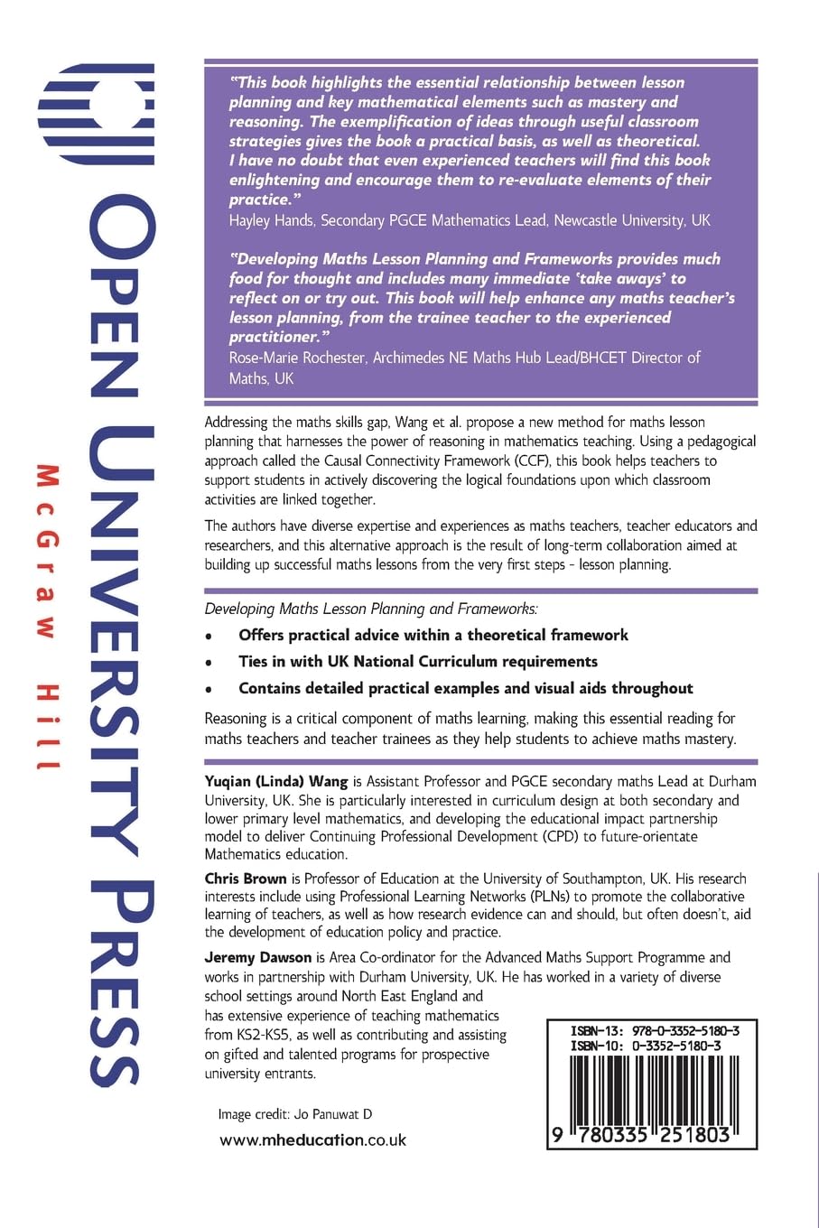 Developing Maths Lesson Planning and Frameworks: Mastery, Logic and Reasoning in the Classroom