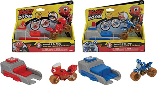 Ricky Zoom Veicolo C/Lanciatore Ass