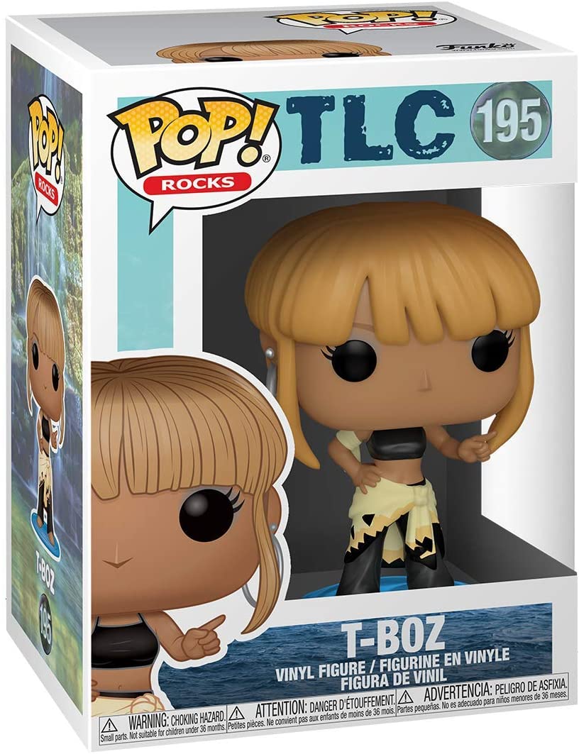 Funko Pop! Rocks: TLC - T-Boz (Styles May Vary), Multicolor