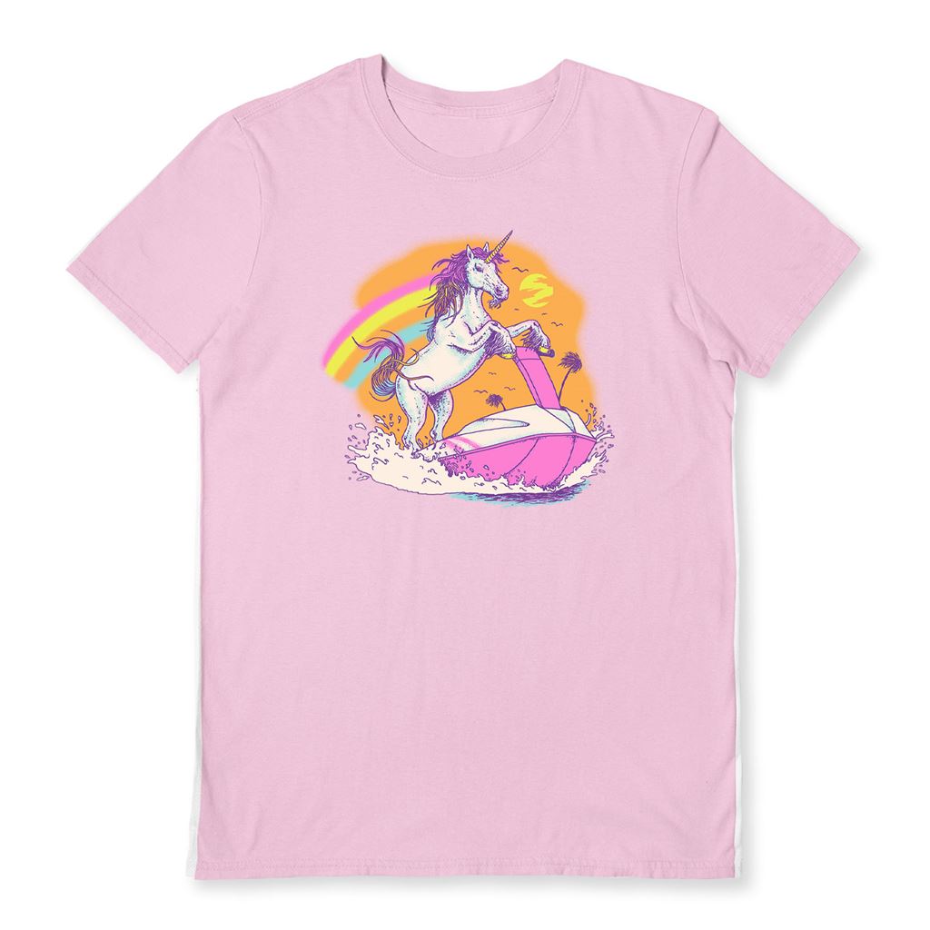 HILLARY WHITE (FABULOUS SUMMER) PINK UNISEX T-SHIRT