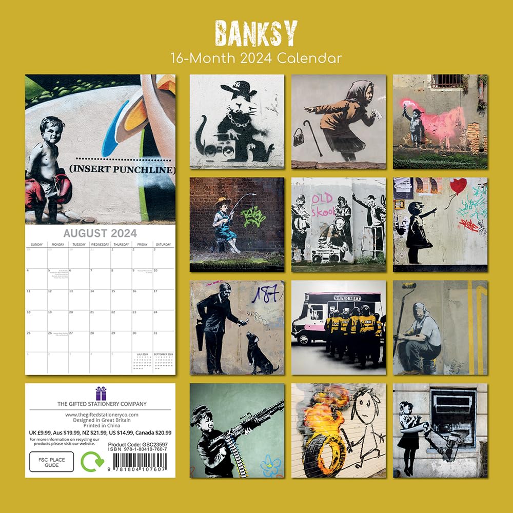 Kalender - 2024 Banksy