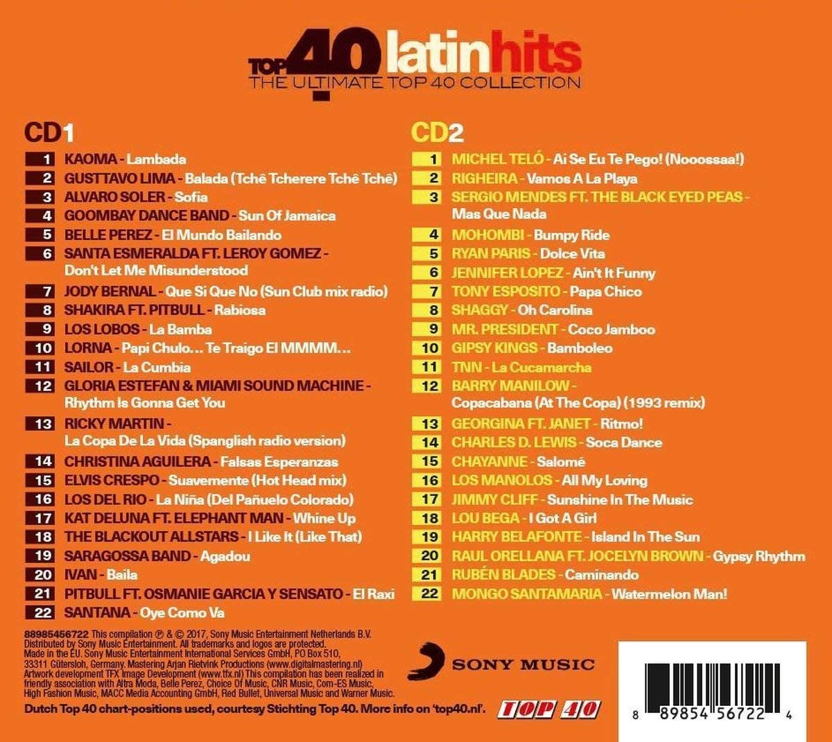 Various - Top 40 - Latin Hits