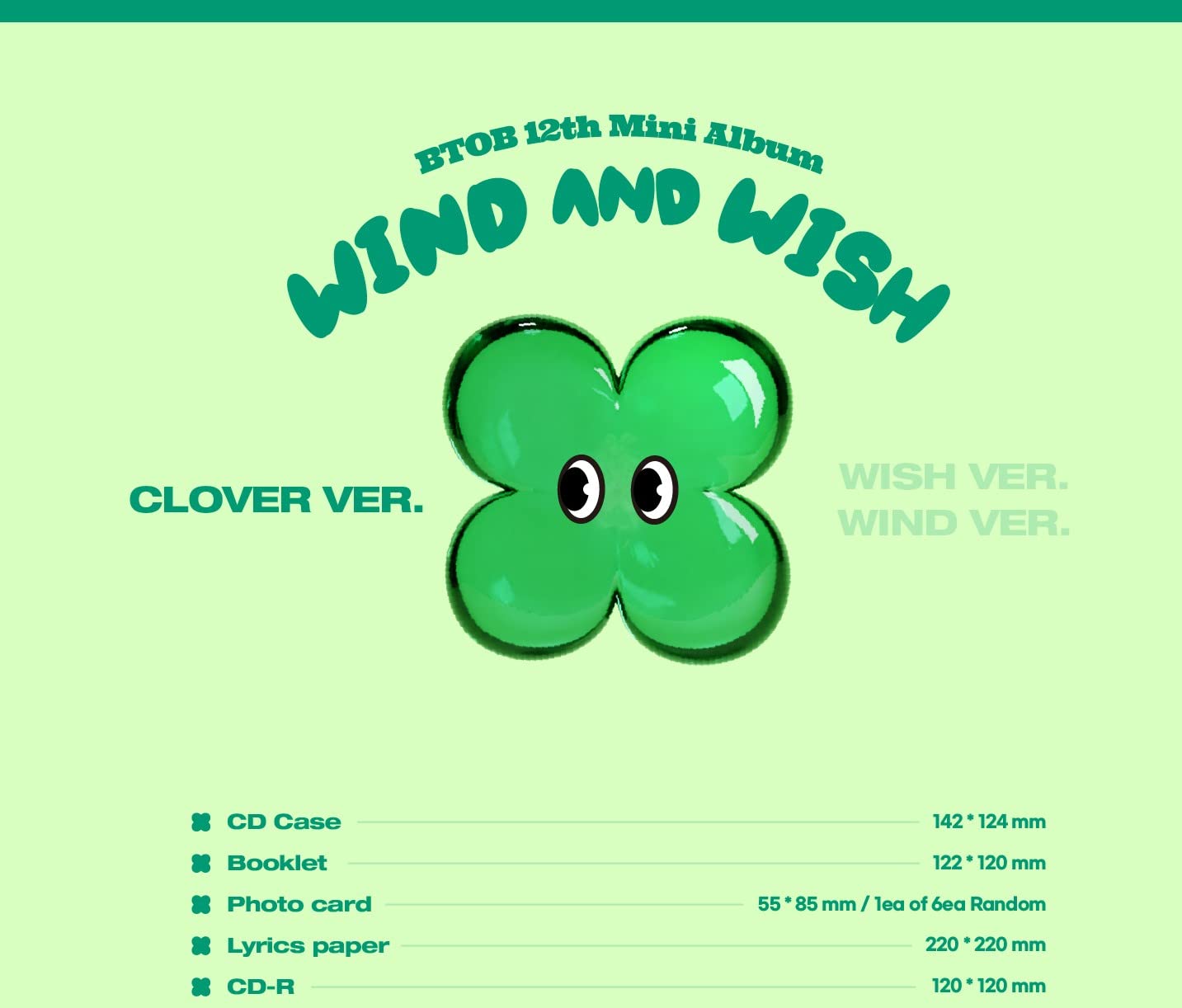 WIND & WISH - CLOVER VERSION (WB) (PHOT) (ASIA)