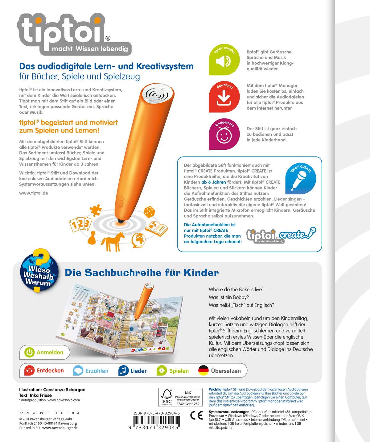 Tiptoi? Wir Lernen Englisch - (German Import)