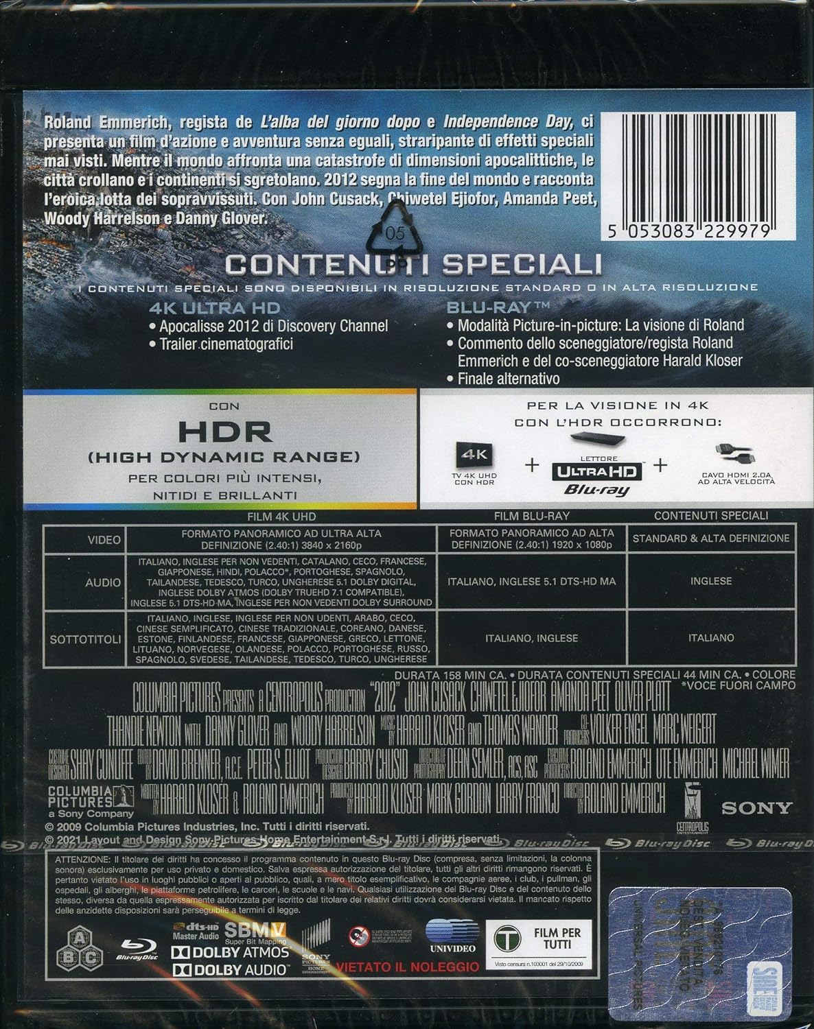 2012 (4K Ultra-HD+Blu-Ray)