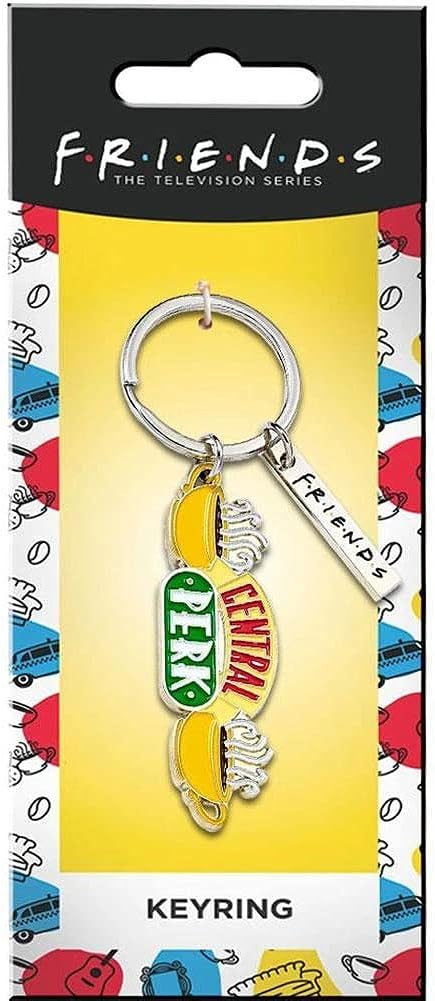The Carat Shop Official Friends Central Perk Keyring, Yellow