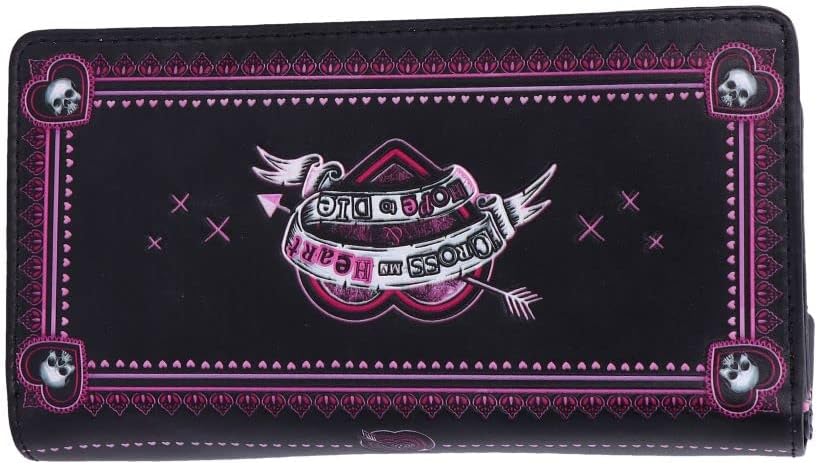 Nemesis Now Little Monster Embossed Purse Pink 18.5cm