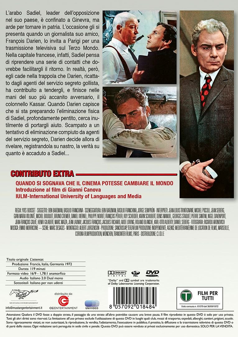 l'attentato DVD Italian Import