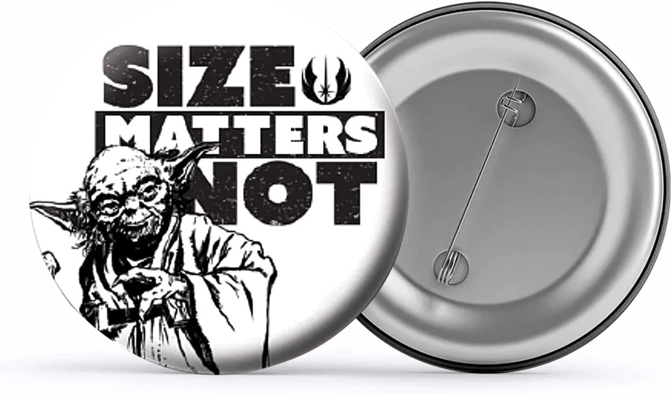 Star Wars - Insignia de botón "El tamaño no importa