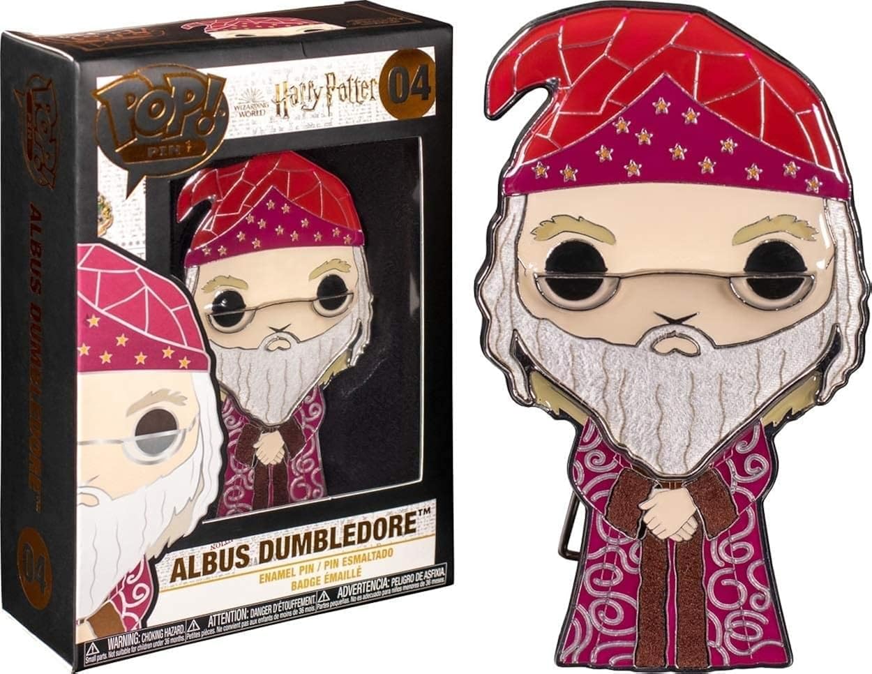 Funko POP! Pin: Harry Potter 4" Enamel Pin - Dumbledore