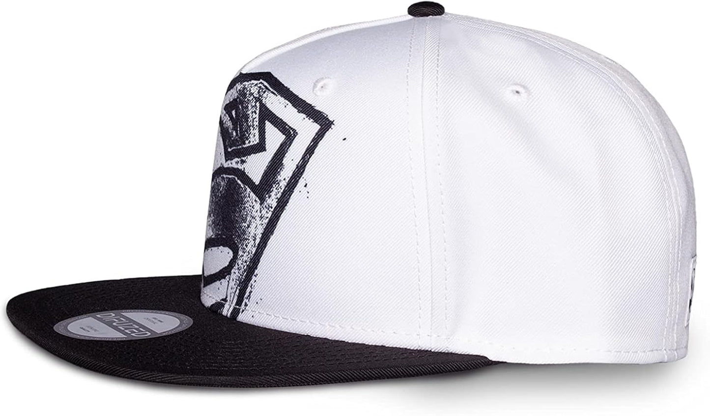 Dc Comics Superman Graffiti Logo Snapback Baseball Cap (Sb683834Spm)