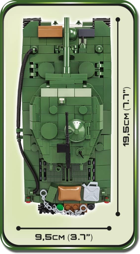 COBI Sherman M4A3E2 JUMBO,Green
