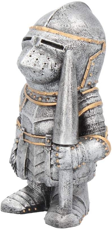 Nemesis Now B1807E5 - Figura Decorativa de Sir Pokealot, 16 cm, Color Plateado