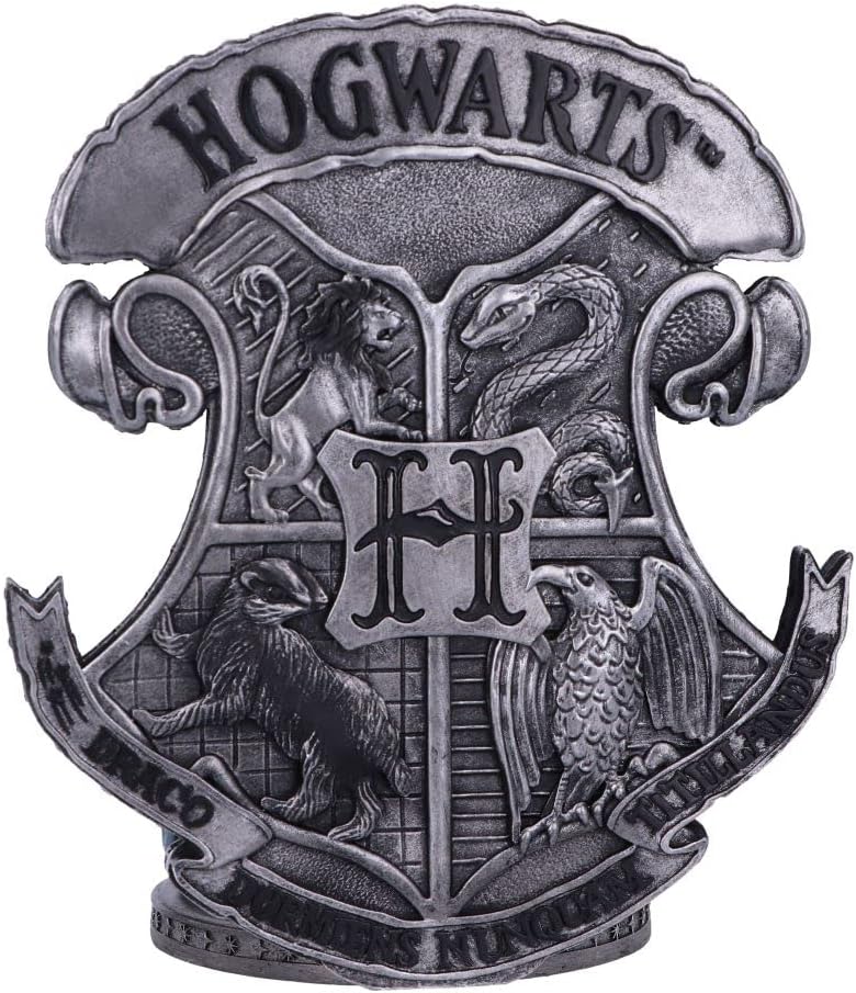 Nemesis Now Officially Licensed Harry Potter Slytherin Bookend 20cm, Resin, Silver