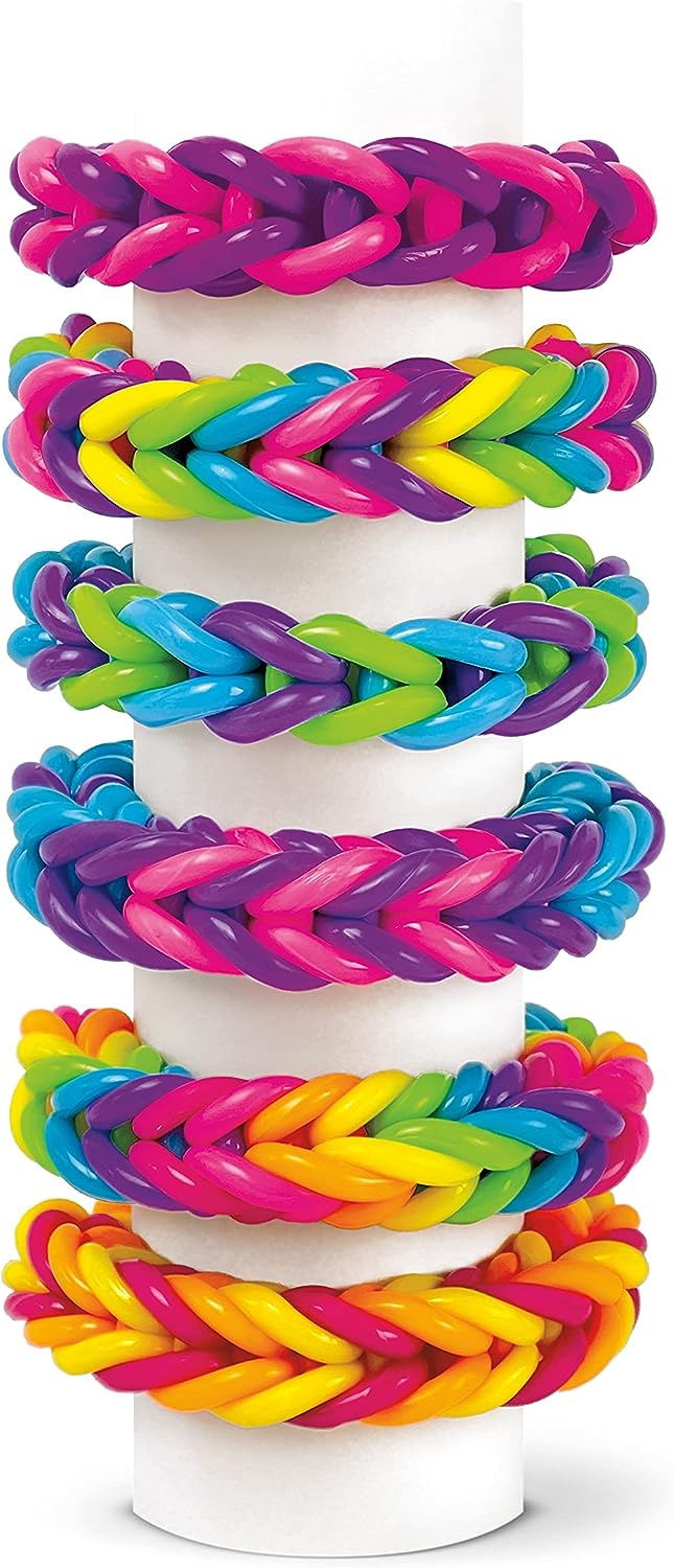Shimmer n Sparkle Squish Magic Bubble Bands Loom band making kit, friendship bracelets crafting toy Rubber bands set