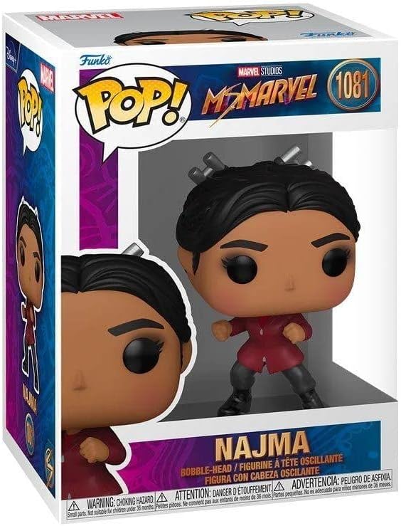 Funko POP! Marvel: Ms. Marvel - Najma - Collectable Vinyl Figure - Gift Idea - Official Merchandise - Toys for Kids & Adults - TV Fans - Model Figure for Collectors and Display