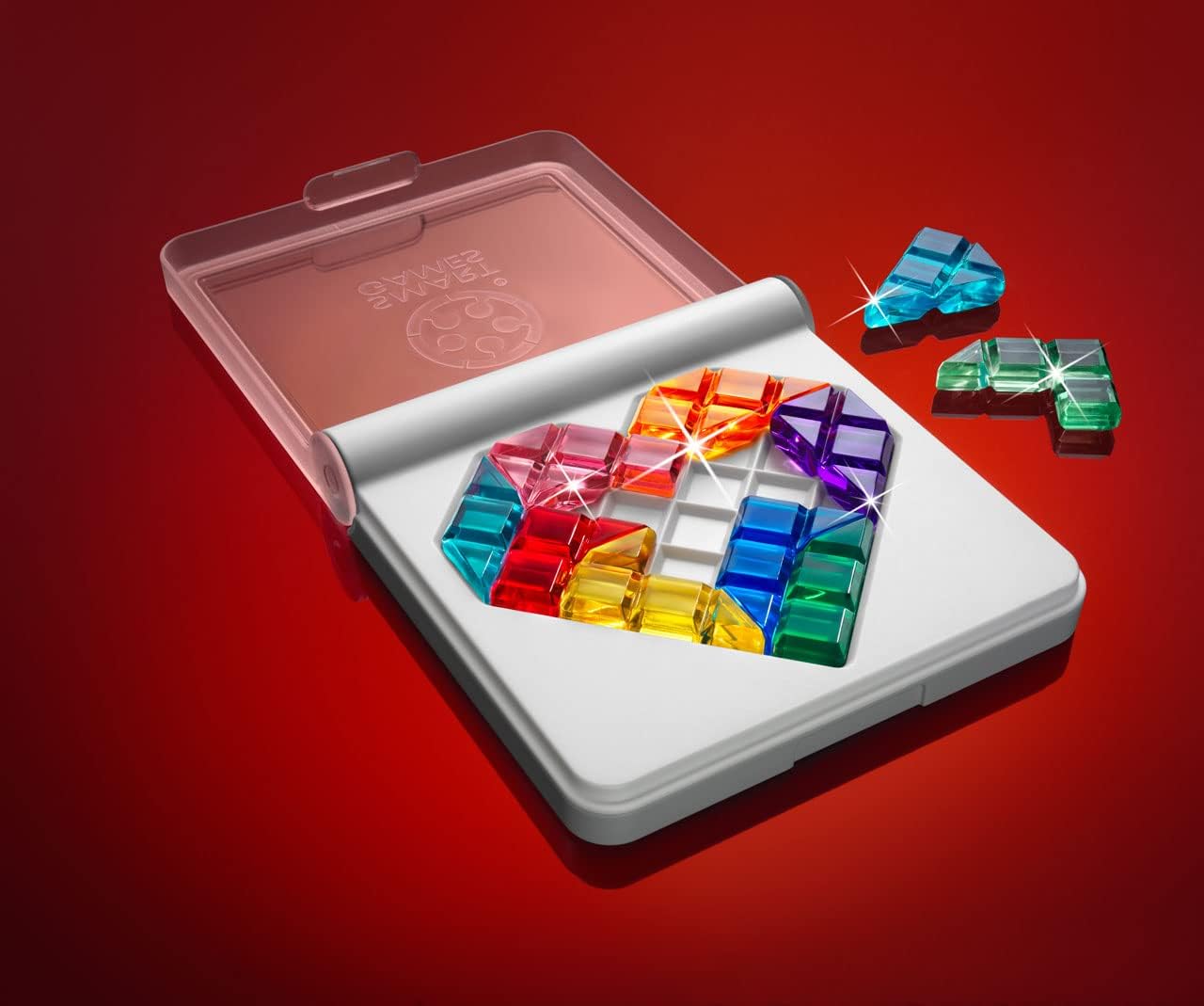 smart games - IQ Love, Puzzle Game with 120 Challenges, 2 Playing Modes, 7+ Years Single