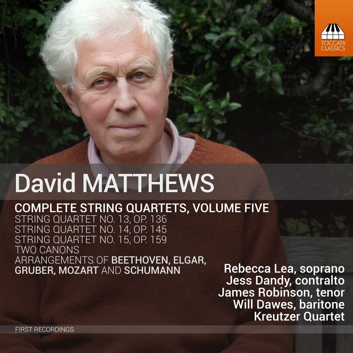 David Matthews: Complete String Quartets - Volume 5