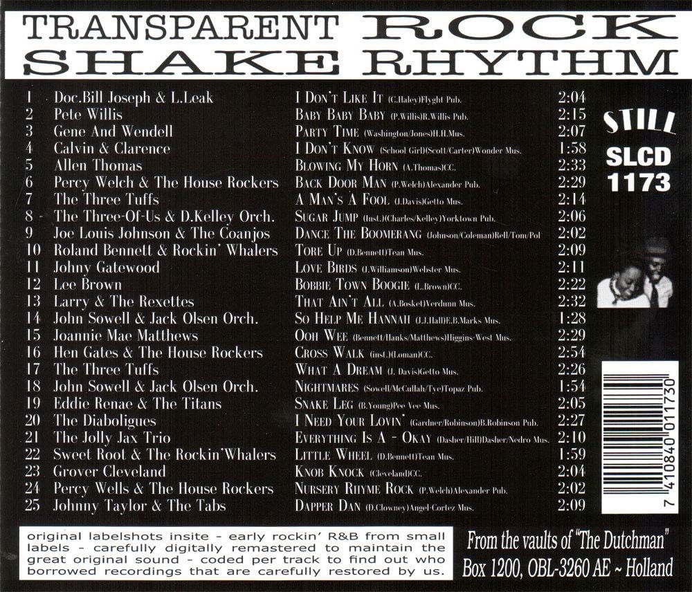 Transparent Rock Shake Rhythm