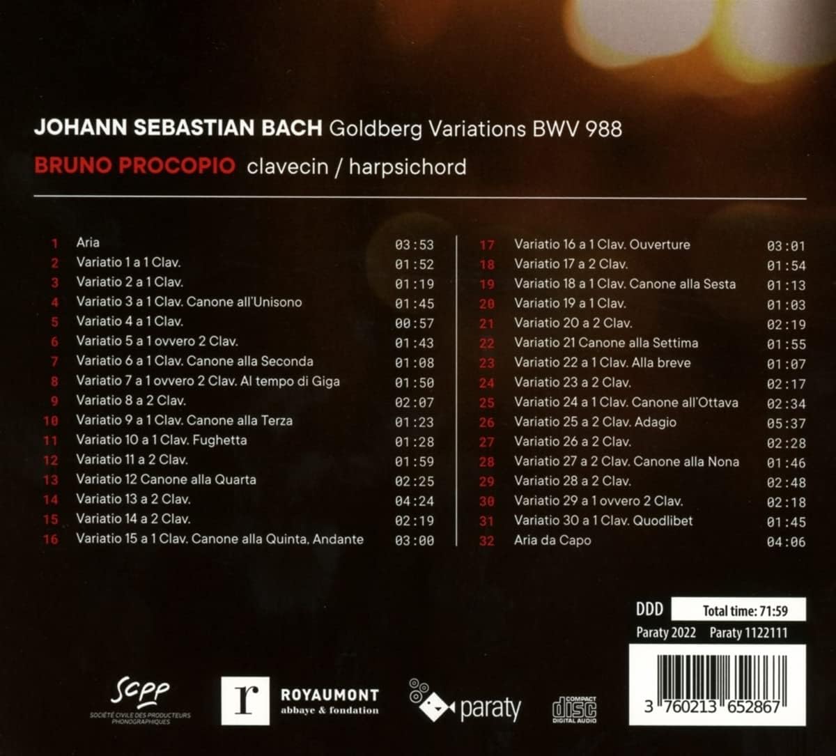 GOLDBERG VARIATIONS