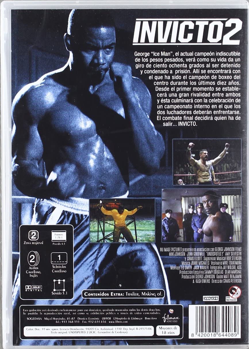 Invicto 2 (Import Dvd) (2007) Varios