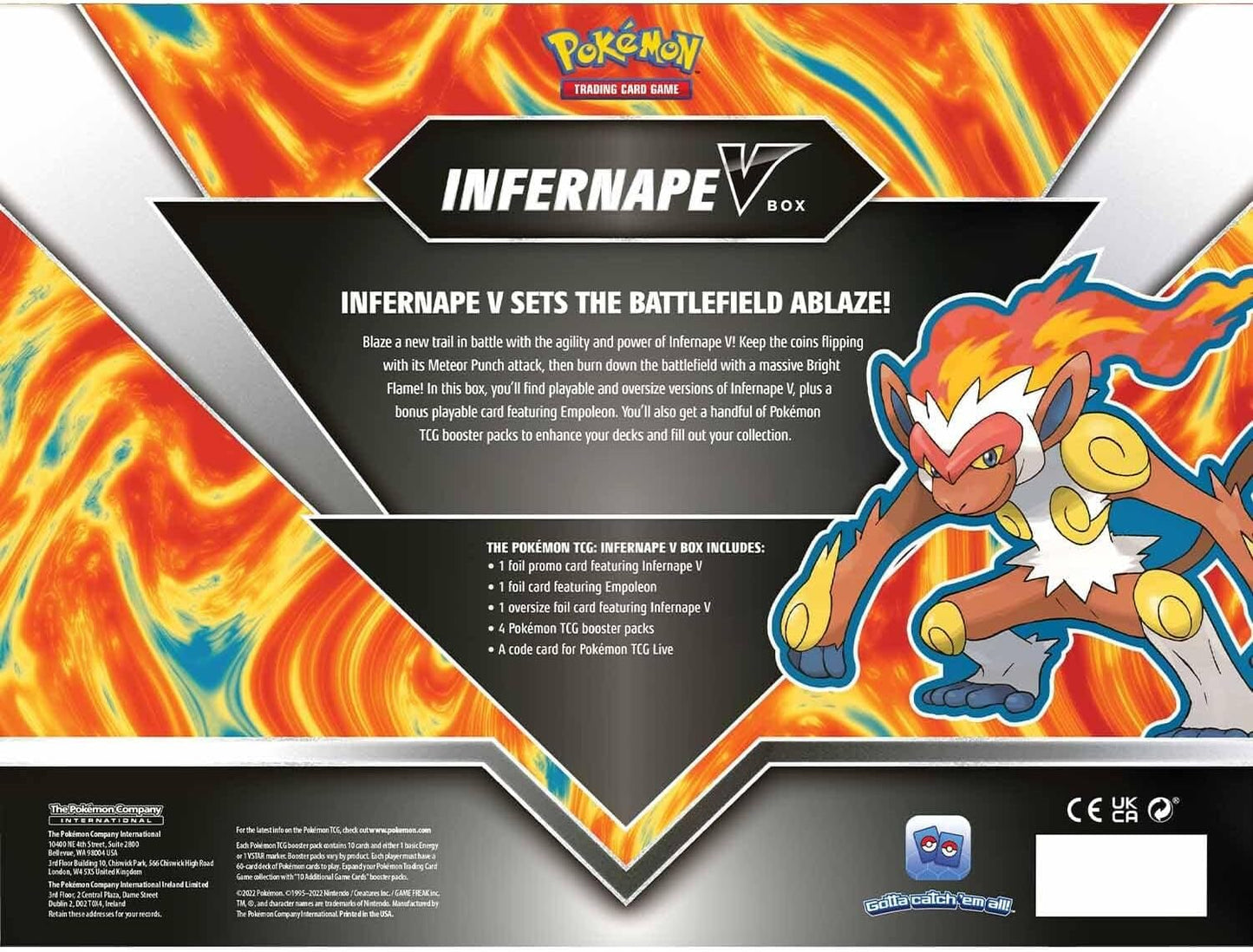Pokémon TCG: Infernape V Box