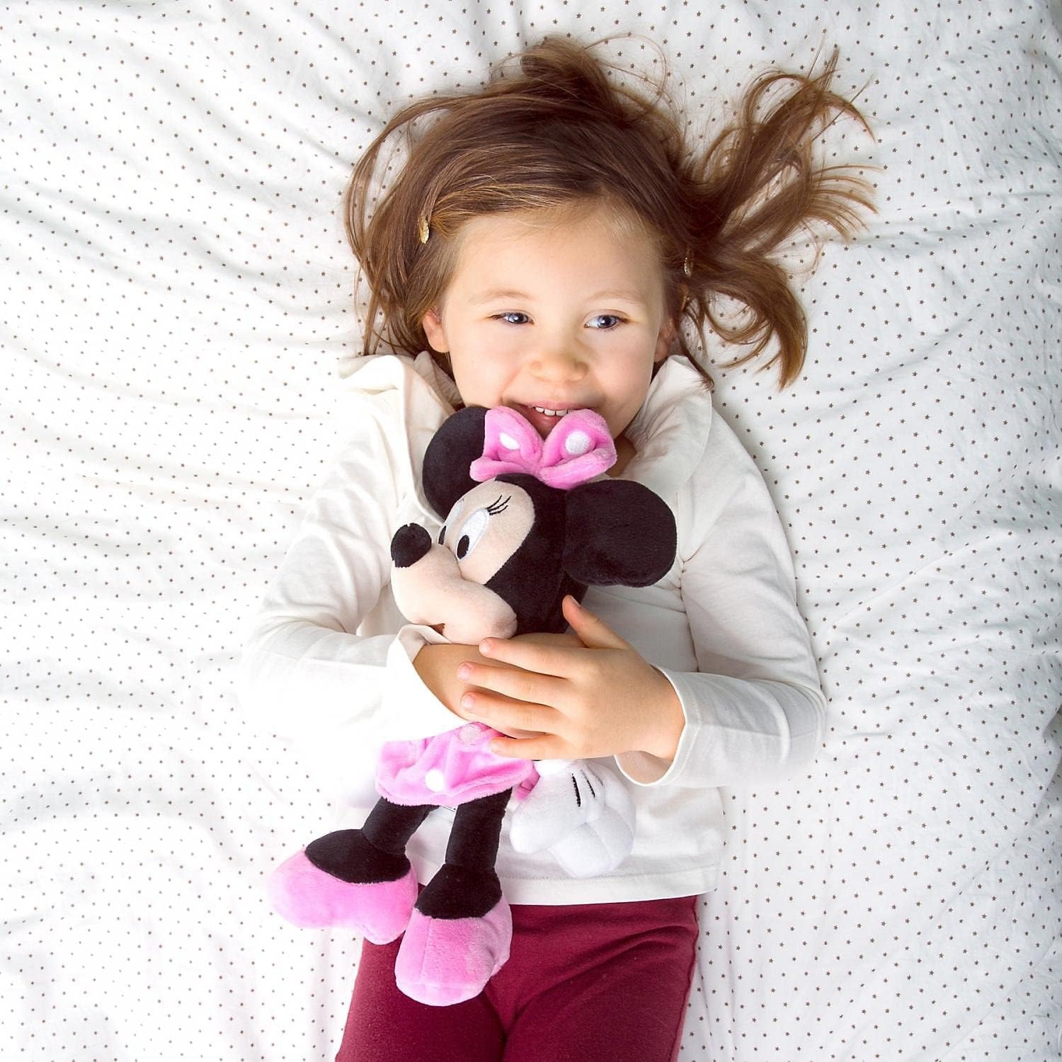 Simba Disney Official - DISNEY MICKEY MOUSE REFRESH CORE MINNIE, Pink, white, 25CM