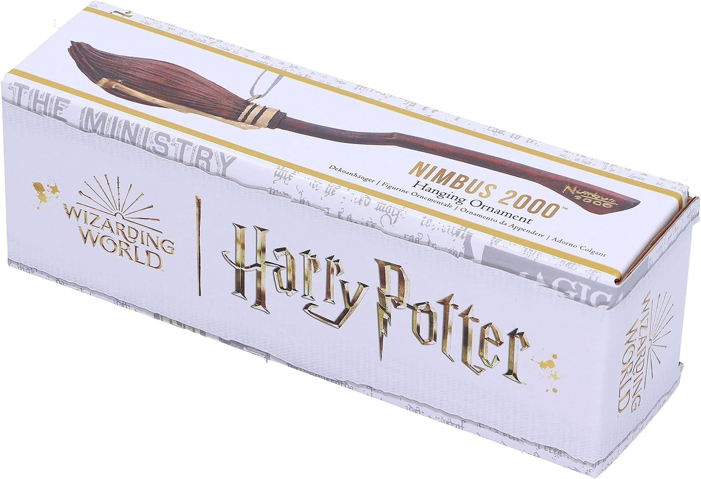 Nemesis Now Harry Potter Nimbus 2000 Hanging Ornament 15.5cm, Brown