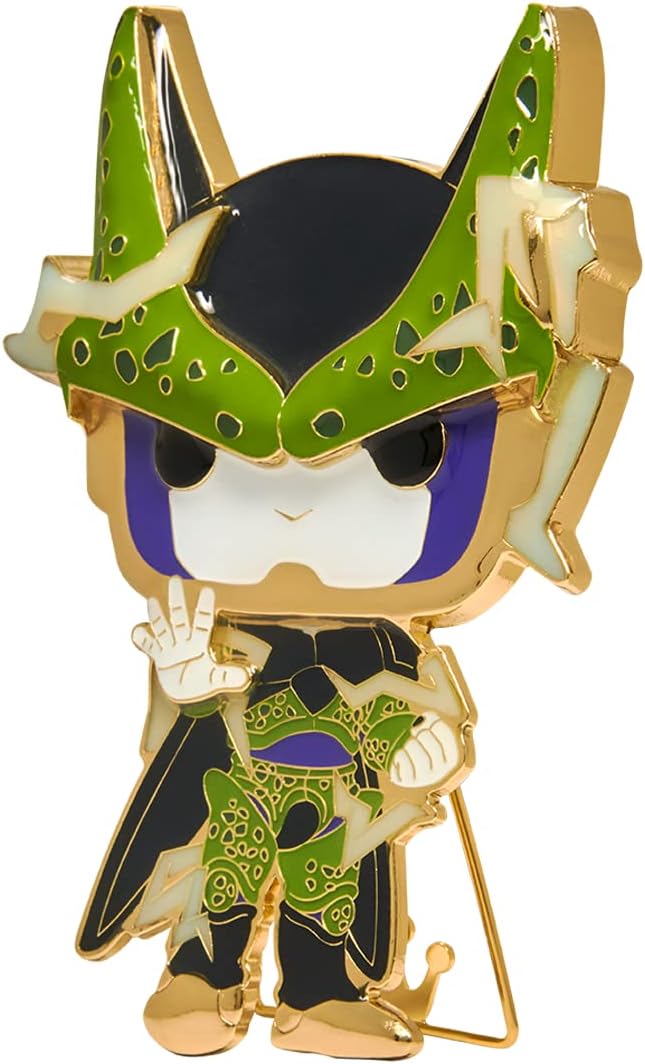 Funko Pop! Large Enamel Pin Anime: DBZ - Gohan Cell Chase - Dragon Ball Z Pins de Esmalte- Broche Coleccionable - para Mochilas Y Bolsos - Idea de Regalo- Mercancia Oficial